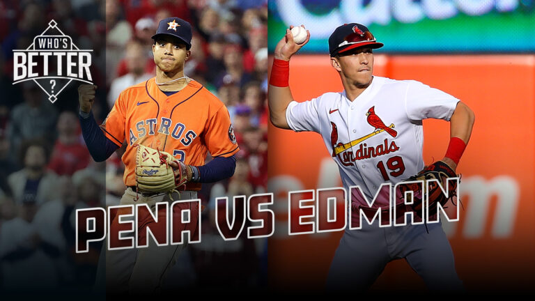 Who’s the Better Shortstop For 2023, Jeremy Peña or Tommy Edman?