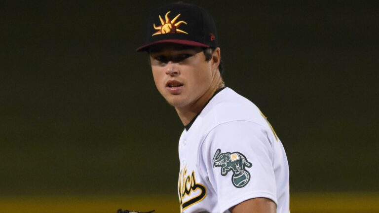 A’s Flame-Throwing Prospect Mason Miller Forges His Own Path to the Big Leagues