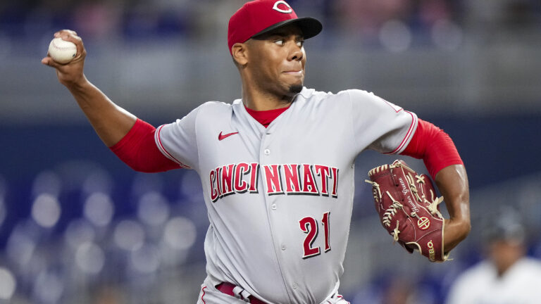 Hunter Greene of the Reds is one of Just Baseball's top players of the month from July of 2024.