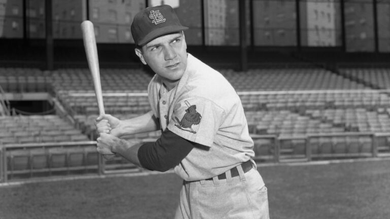 Ken Boyer, 3rd baseman of the St. Louis Cardinals is shown.