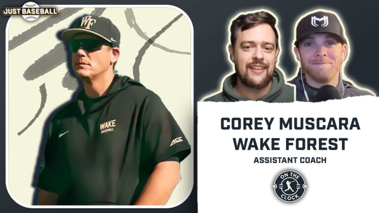 Thumbnail for On the Clock interview with Corey Muscara of Wake Forest.