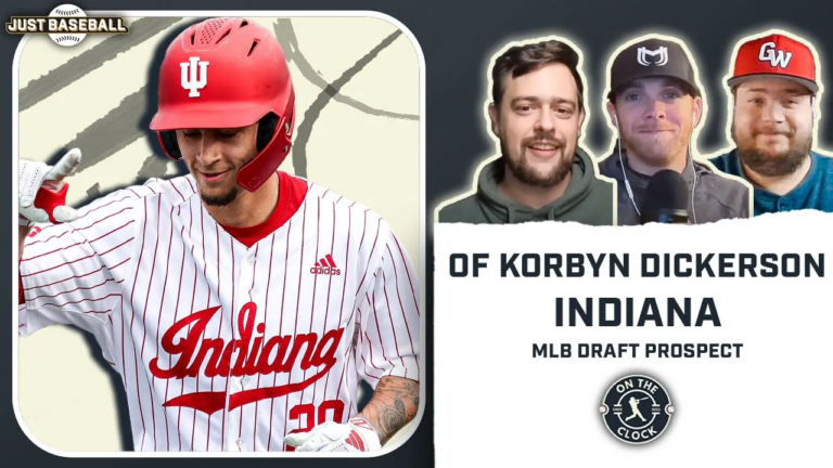 On The Clock: Interview with Indiana Outfielder and 2025 MLB Draft Prospect Korbyn Dickerson