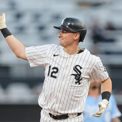 CHICAGO, ILLINOIS - AUGUST 26: Colson Montgomery #12 of the Chicago White Sox rounds the bases after hitting a solo home run during the second inning off Michael Lorenzen #24 of the Kansas City Royals (not pictured) at Rate Field on August 26, 2025 in Chicago, Illinois. (Photo by Michael Reaves/Getty Images)