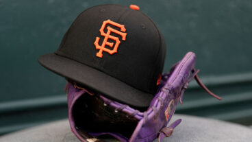 SAN FRANCISCO, CALIFORNIA - AUGUST 11: A detailed view of the cap and baseball glove belonging to Willy Adames #2 of the San Francisco Giants is seen in the dugout prior to the start of the game against the San Diego Padres at Oracle Park on August 11, 2025 in San Francisco, California. (Photo by Thearon W. Henderson/Getty Images)