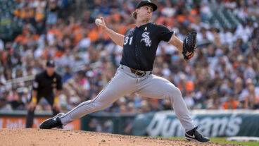 DETROIT, MI - SEPTEMBER 07: Chicago White Sox RP Grant Taylor (31) pitches in the seventh inning during the game between Chicago White Sox and Detroit Tigers on September 7, 2025 at Comerica Park in Detroit, MI (Photo by Allan Dranberg/Icon Sportswire via Getty Images)
