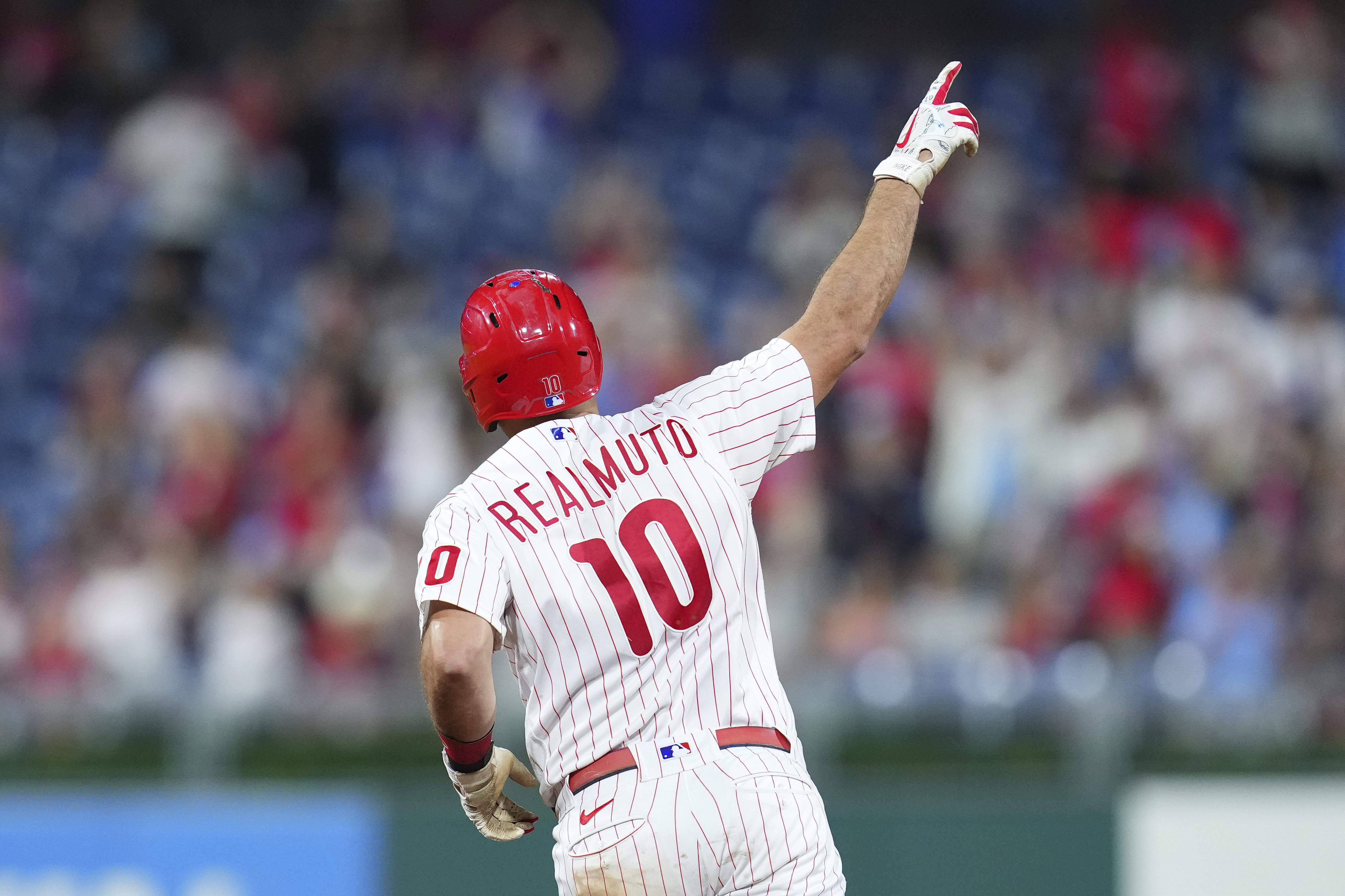 Philadelphia Phillies JT Realmuto at bat against Astros in Game 3 of the  2022 World Series  Gold Medal Impressions