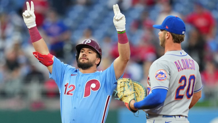 Why are the Phillies wearing blue uniforms in the World Series