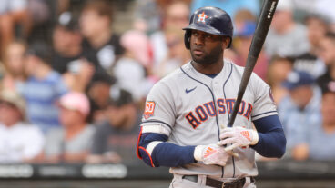 Yordan Alvarez of the Houston Astros is once again one of Just Baseball's Players of the Month.