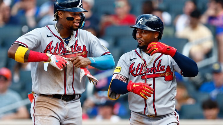 Ozzie Albies and Ronald Acuna Jr