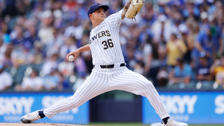 Milwaukee Brewers pitcher Tobias Myers