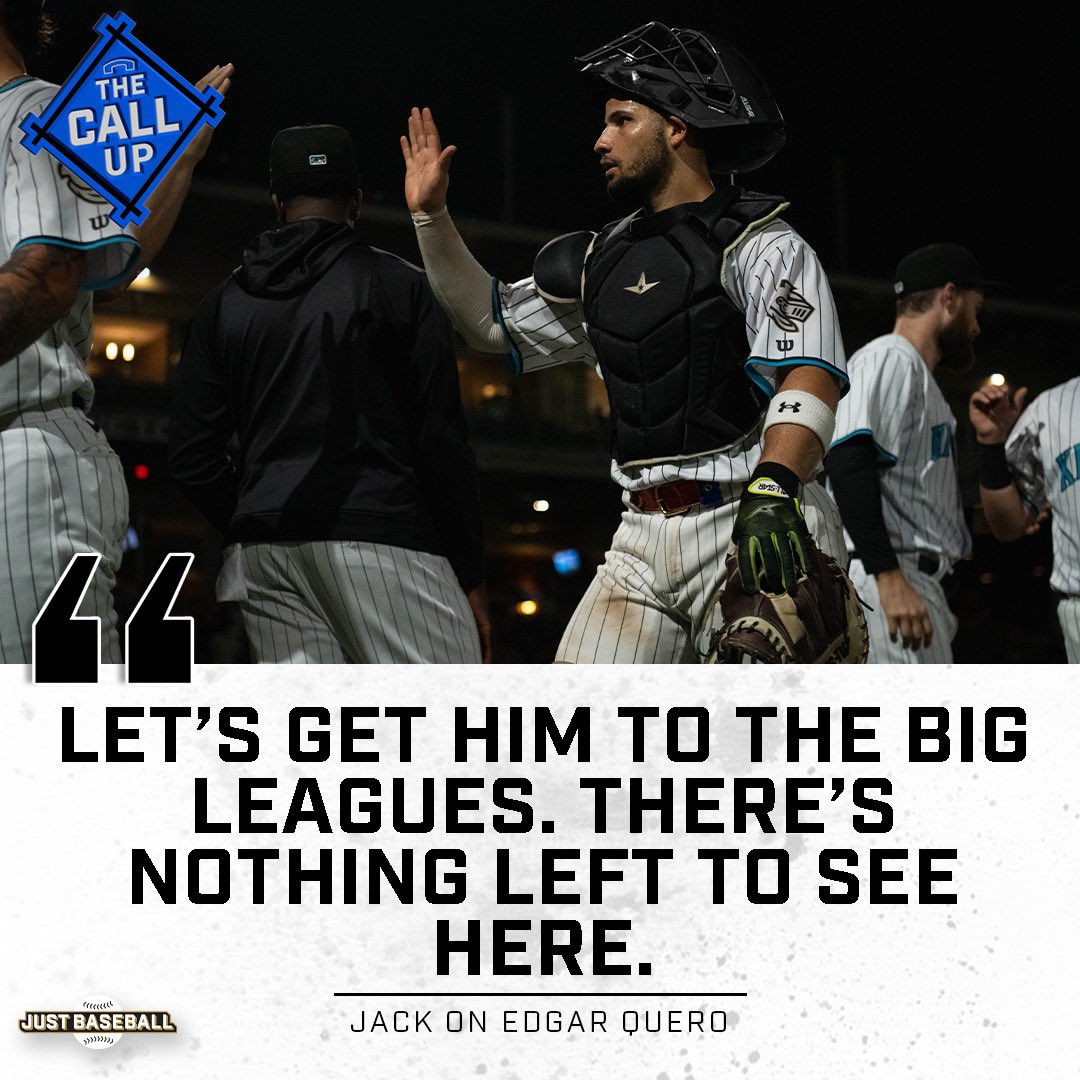 Just Baseball top prospect riser Edgar Quero is a key piece in the White Sox rebuild.