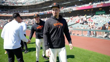 SAN FRANCISCO, CALIFORNIA - SEPTEMBER 28: Blake Snell #7 of the San Francisco Giants looks on at Oracle Park on September 28, 2024 in San Francisco, California. (Photo by Andy Kuno/San Francisco Giants/Getty Images)