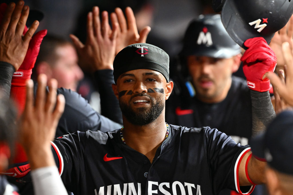 Castro in Twins dugout