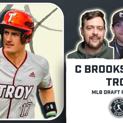 2025 MLB Draft Interview: C Brooks Bryan, Troy University
