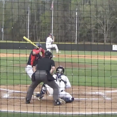Briggs McKenzie pitching for Corinth Holders HS.
