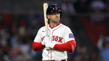 BOSTON, MASSACHUSETTS - MAY 21: Alex Bregman #2 of the Boston Red Sox reacts during the fourth inning against the New York Mets at Fenway Park on May 21, 2025 in Boston, Massachusetts. (Photo by Paul Rutherford/Getty Images)