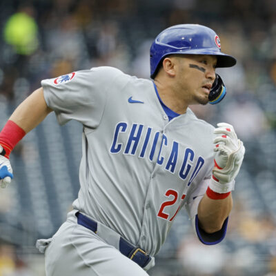 PITTSBURGH, PA - MAY 01: Seiya Suzuki #27 of the Chicago Cubs rounds the bases after hitting a home run in the fifth inning against the Pittsburgh Pirates during the game at PNC Park on May 1, 2025 in Pittsburgh, Pennsylvania. (Photo by Justin K. Aller/Getty Images)