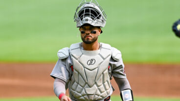 ATLANTA, GA MAY 31: Boston catcher Carlos Narvaez (75) reacts during the MLB game between the Boston Red Sox and the Atlanta Braves on May 31st, 2025 at Truist Park in Atlanta, GA. (Photo by Rich von Biberstein/Icon Sportswire via Getty Images)