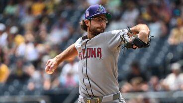 PITTSBURGH, PENNSYLVANIA - JULY 27: Zac Gallen #23 of the Arizona Diamondbacks pitches in the first inning during the game against the Pittsburgh Pirates at PNC Park on July 27, 2025 in Pittsburgh, Pennsylvania. (Photo by Justin Berl/Getty Images)