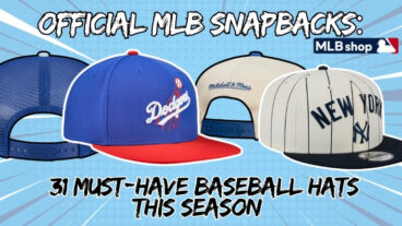 Some of the best MLB snapback hats in a product design