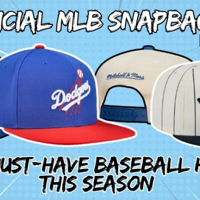 Some of the best MLB snapback hats in a product design