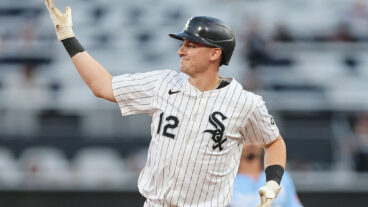 CHICAGO, ILLINOIS - AUGUST 26: Colson Montgomery #12 of the Chicago White Sox rounds the bases after hitting a solo home run during the second inning off Michael Lorenzen #24 of the Kansas City Royals (not pictured) at Rate Field on August 26, 2025 in Chicago, Illinois. (Photo by Michael Reaves/Getty Images)