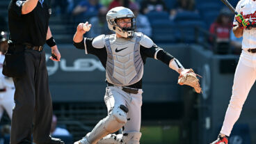CLEVELAND, OHIO - SEPTEMBER 14: Kyle Teel #8 of the Chicago White Sox throws to the pitcher during the sixth inning against the Cleveland Guardians at Progressive Field on September 14, 2025 in Cleveland, Ohio. (Photo by Nick Cammett/Diamond Images via Getty Images)