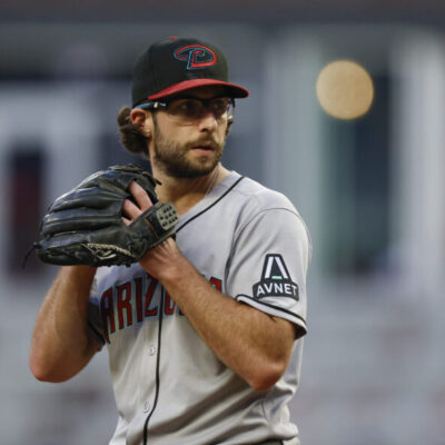 ATLANTA, GEORGIA - JUNE 3: Zac Gallen #23 of the Arizona Diamondbacks prepares to throw a pitch in the fifth inning during a game against the Atlanta Braves at Truist Park on June 3, 2025 in Atlanta, Georgia. (Photo by Brandon Sloter/Getty Images)