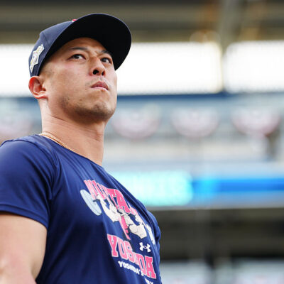 NEW YORK, NY - SEPTEMBER 30: Rob Refsnyder #30 of the Boston Red Sox looks on during batting practice prior to Game One of the American League Wild Card Series between the Boston Red Sox and the New York Yankees at Yankee Stadium on Tuesday, September 30, 2025 in New York, New York. (Photo by Daniel Shirey/MLB Photos via Getty Images)