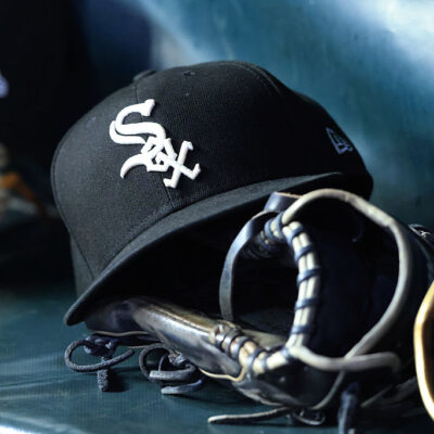 ATLANTA, GA - AUGUST 19: A Chicago White Sox ball cap in the dugout during the Tuesday evening MLB game between the Chicago White Sox and the Atlanta Braves on August 19, 2025 at Truist Park in Atlanta, Georgia. (Photo by David J. Griffin/Icon Sportswire via Getty Images)