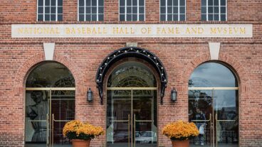 COOPERSTOWN, NEW YORK, UNITED STATES - 2014/10/19: National Baseball Hall of Fame and Museum. (Photo by John Greim/LightRocket via Getty Images)
