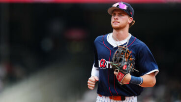 ATLANTA, GA - JULY 12: Carson Benge #3 of the New York Mets leaves the field during the 2025 MLB All-Star Futures Game at Truist Park on Saturday, July 12, 2025 in Atlanta, Georgia. (Photo by Daniel Shirey/MLB Photos via Getty Images)