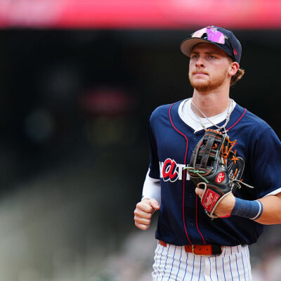 ATLANTA, GA - JULY 12: Carson Benge #3 of the New York Mets leaves the field during the 2025 MLB All-Star Futures Game at Truist Park on Saturday, July 12, 2025 in Atlanta, Georgia. (Photo by Daniel Shirey/MLB Photos via Getty Images)