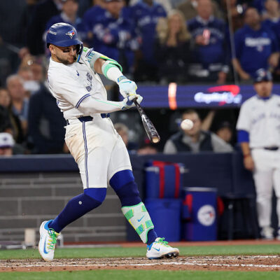 TORONTO, ONTARIO - NOVEMBER 01: tor in game seven of the 2025 World Series at Rogers Center on November 01, 2025 in Toronto, Ontario. (Photo by Emilee Chinn/Getty Images)