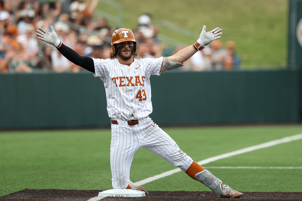 AUSTIN, TX - FEBRUARY 21: Outfielder <a rel=
