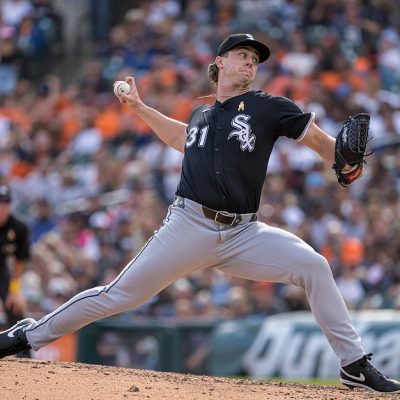DETROIT, MI - SEPTEMBER 07: Chicago White Sox RP Grant Taylor (31) pitches in the seventh inning during the game between Chicago White Sox and Detroit Tigers on September 7, 2025 at Comerica Park in Detroit, MI (Photo by Allan Dranberg/Icon Sportswire via Getty Images)