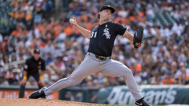DETROIT, MI - SEPTEMBER 07: Chicago White Sox RP Grant Taylor (31) pitches in the seventh inning during the game between Chicago White Sox and Detroit Tigers on September 7, 2025 at Comerica Park in Detroit, MI (Photo by Allan Dranberg/Icon Sportswire via Getty Images)