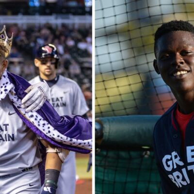 Great Britain co-captains Harry Ford and Jazz Chisholm Jr.