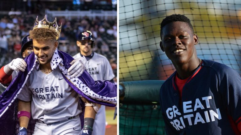 Great Britain co-captains Harry Ford and Jazz Chisholm Jr.