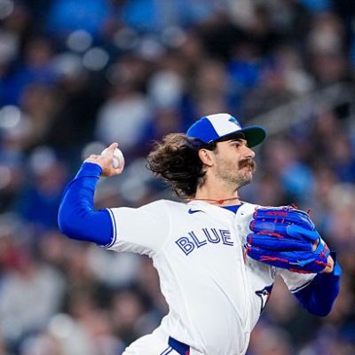 TORONTO, CANADA - MARCH 28: Dylan Cease #84 of the Toronto Blue Jays pitches against the Athletics during the first inning in their MLB game at the Rogers Centre on March 28, 2026 in Toronto, Ontario, Canada. (Photo by Mark Blinch/Getty Images)