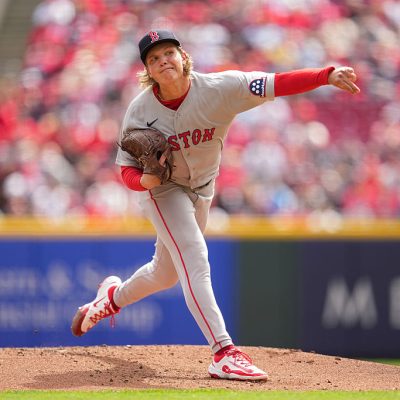 CINCINNATI, OHIO - MARCH 29: Pitcher Connelly Early #71 of the Boston Red Sox throws during the first inning of a baseball game against the Cincinnati Reds at Great American Ball Park on March 29, 2026 in Cincinnati, Ohio. (Photo by Jeff Dean/Getty Images)