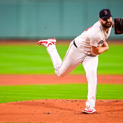 BOSTON, MASSACHUSETTS - SEPTEMBER 17: Starting pitcher Lucas Giolito #54 of the Boston Red Sox throws in the first inning against the Athletics at Fenway Park on September 17, 2025 in Boston, Massachusetts. (Photo by Jaiden Tripi/Getty Images)