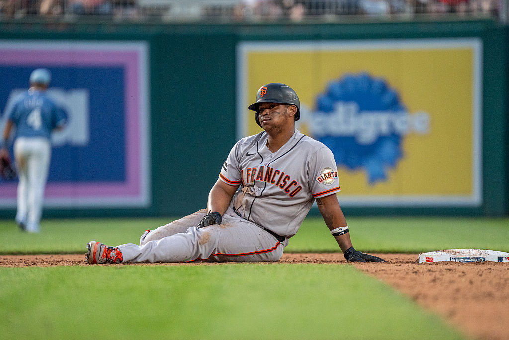 WASHINGTON, DC - APRIL 18: Rafael Devers #16 of the San Francisco Giants during a baseball game between the San Francisco Giants and the Washington Nationals at Nationals Park on April 18, 2026 in Washington, DC. (Photo by Ben Hsu/Icon Sportswire via Getty Images)(Photo by Ben Hsu/Icon Sportswire via Getty Images)