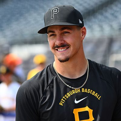 PITTSBURGH, PENNSYLVANIA - APRIL 4: Konnor Griffin #6 of the Pittsburgh Pirates looks on during batting practice before the game against the Baltimore Orioles at PNC Park on April 4, 2026 in Pittsburgh, Pennsylvania. (Photo by Justin Berl/Getty Images)
