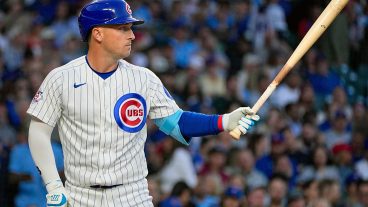 CHICAGO, IL - APRIL 21: Alex Bregman #3 of the Chicago Cubs bats during the game between the Philadelphia Phillies and the Chicago Cubs at Wrigley Field on Tuesday, April 21, 2026 in Chicago, Illinois. (Photo by George Gaza/MLB Photos via Getty Images)