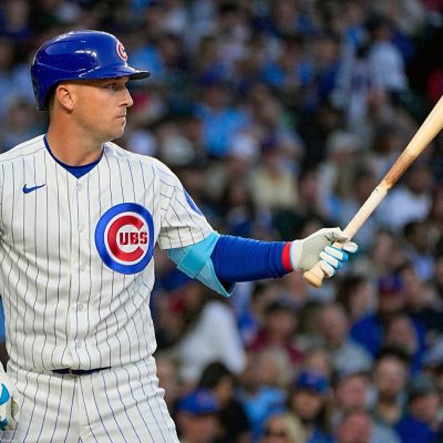 CHICAGO, IL - APRIL 21: Alex Bregman #3 of the Chicago Cubs bats during the game between the Philadelphia Phillies and the Chicago Cubs at Wrigley Field on Tuesday, April 21, 2026 in Chicago, Illinois. (Photo by George Gaza/MLB Photos via Getty Images)