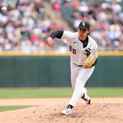 CHICAGO, IL - MAY 10: Davis Martin #65 of the Chicago White Sox pitches during the game between the Seattle Mariners and the Chicago White Sox at Rate Field on Sunday, May 10, 2026 in Chicago, Illinois. (Photo by Lawrence Brown/MLB Photos via Getty Images)