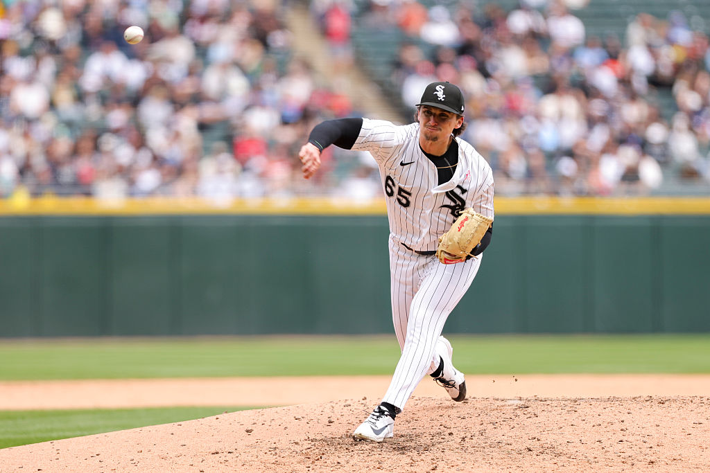 CHICAGO, IL - MAY 10: Davis Martin #65 of the Chicago White Sox pitches during the game between the Seattle Mariners and the Chicago White Sox at Rate Field on Sunday, May 10, 2026 in Chicago, Illinois. (Photo by Lawrence Brown/MLB Photos via Getty Images)