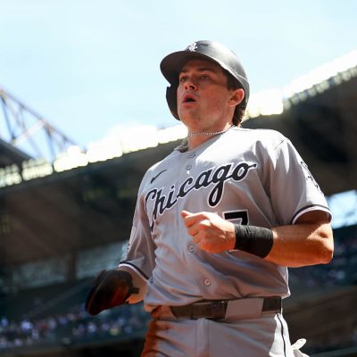SEATTLE, WA - MAY 20: Sam Antonacci #17 of the Chicago White Sox looks on in the third inning during the game between the Chicago White Sox and the Seattle Mariners at T-Mobile Park on Wednesday, May 20, 2026 in Seattle, Washington. (Photo by Connor Jalbert/MLB Photos via Getty Images)