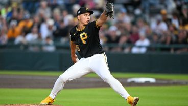BRADENTON, FLORIDA - MARCH 20, 2026: Seth Hernandez #25 of the Pittsburgh Pirates throws a pitch during the first inning of a spring training Spring Breakout game against the Detroit Tigers at LECOM Park on March 20, 2026 in Bradenton, Florida. (Photo by Nick Cammett/Diamond Images via Getty Images)
